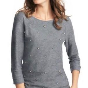 Loft Embellished Sweatshirt